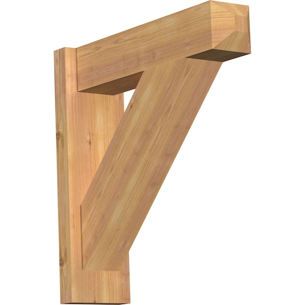 Ekena Millwork Traditional Smooth Craftsman Outlooker, Western Red Cedar, 5 1/2"W x 20"D x 20"H OUT06X20X20TRA04SWR - main